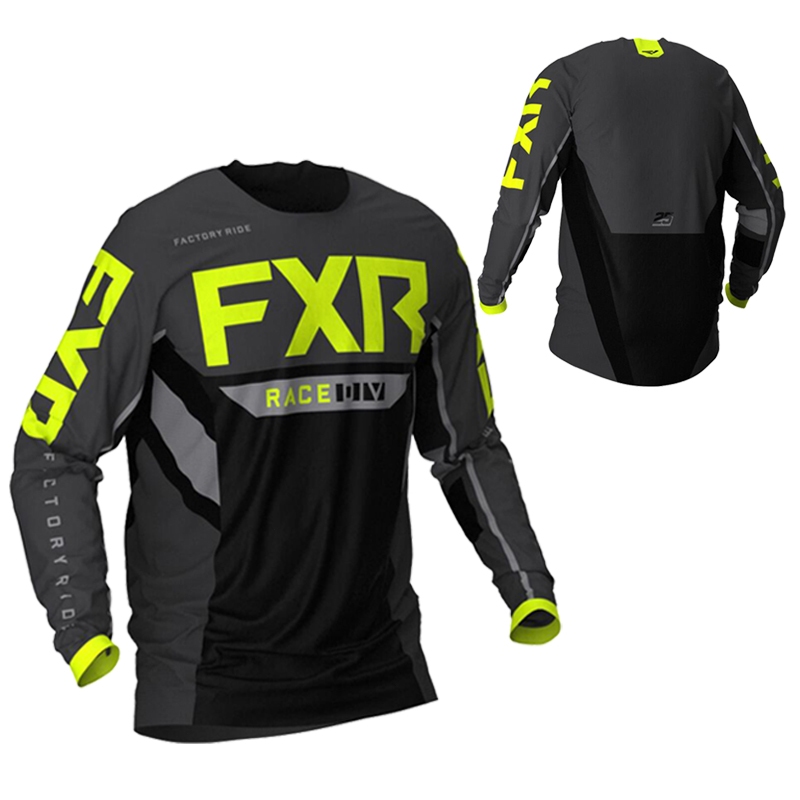 เสื้อยืด พิมพ์ลายสุนัขจิ้งจอก FXR Enduro สําหรับขี่จักรยานเสือภูเขาวิบาก BMX - รูปที่ 2