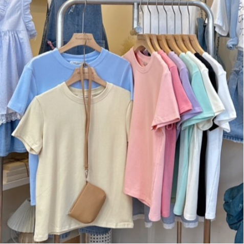 The Lemon [พร้อมส่ง] เสื้อยืด The Lemon 🍋เสื้อยืดสีพื้นพาสเทล ผ้าคือดีมากแกร่ รุ่นเบสิคและผ้าเทพ