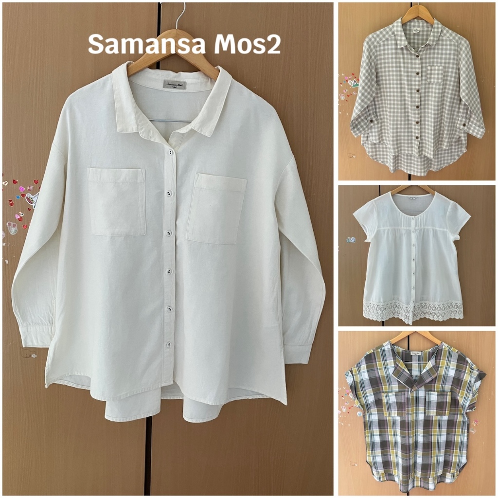 เสื้อผู้หญิงคอกลมแบรนด์ Samansa Mos2 แท้💯%