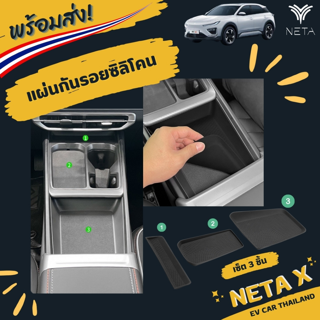 (พร้อมส่งทันที )ถาดรองชาร์จซิลิโคนกันรอย/กันลื่น NetaX