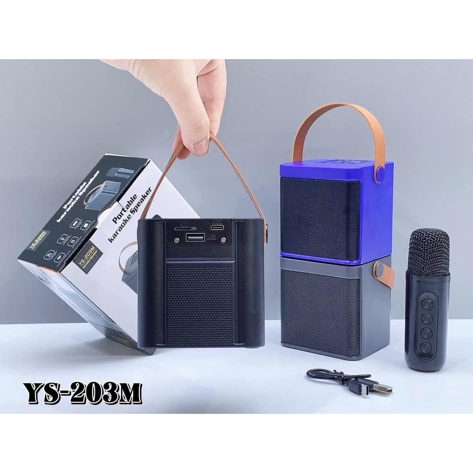 ลำโพงบลูทูธ รุ่นYS-203M(ไมค์1ตัว) / YS-219BT / YS-313 ลำโพงคาราโอเกะ รองรับUSB/TF/AUX ลำโพงบลูทูธแบบ