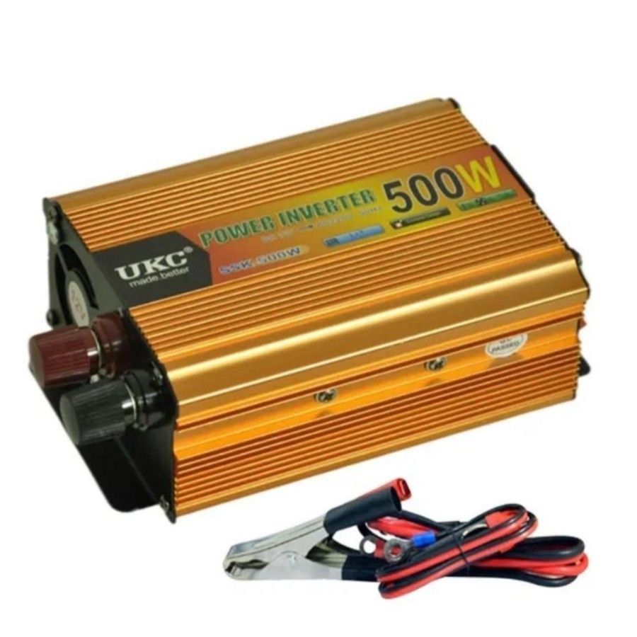 เครื่องแปลง ไฟแบตเตอรี่12V เป็นไฟฟ้าบ้าน 220V Inverter อินเวอร์เตอร์ 500 watt 2V to 220V. ราคาถูก