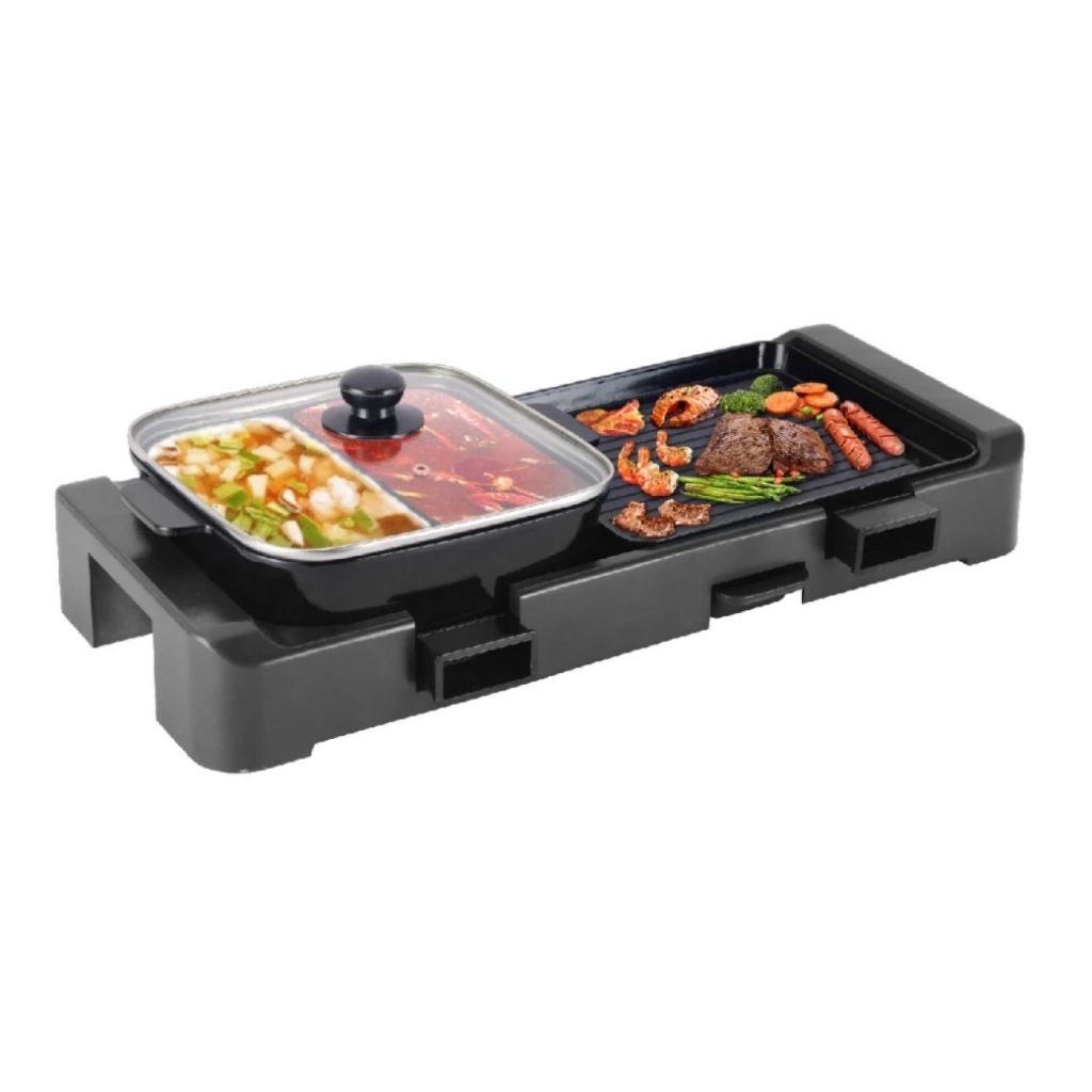 SMARTHOME เตาปิ้งย่างอเนกประสงค์ พร้อมหม้อชาบู รุ่น SM-EG1506