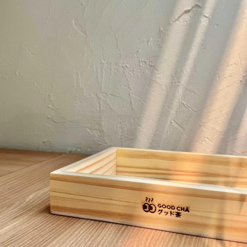 GOOD CHĀ - Small Wooden Tray ถาดไม้เอนกประสงค์ (ขนาดเล็ก)