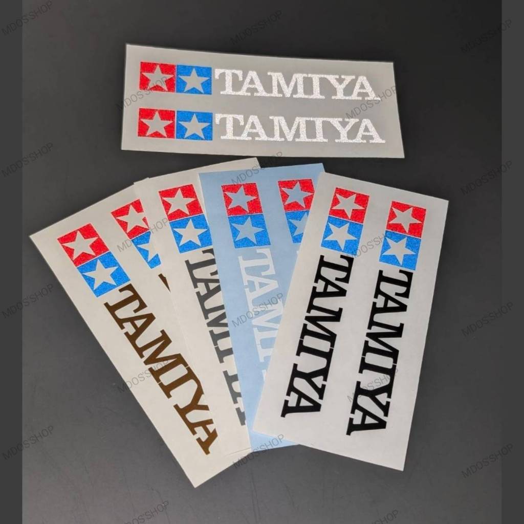 สติกเกอร์ TAMIYA คู่ สติกเกอร์ของสะสม สติกเกอร์แต่งรถ