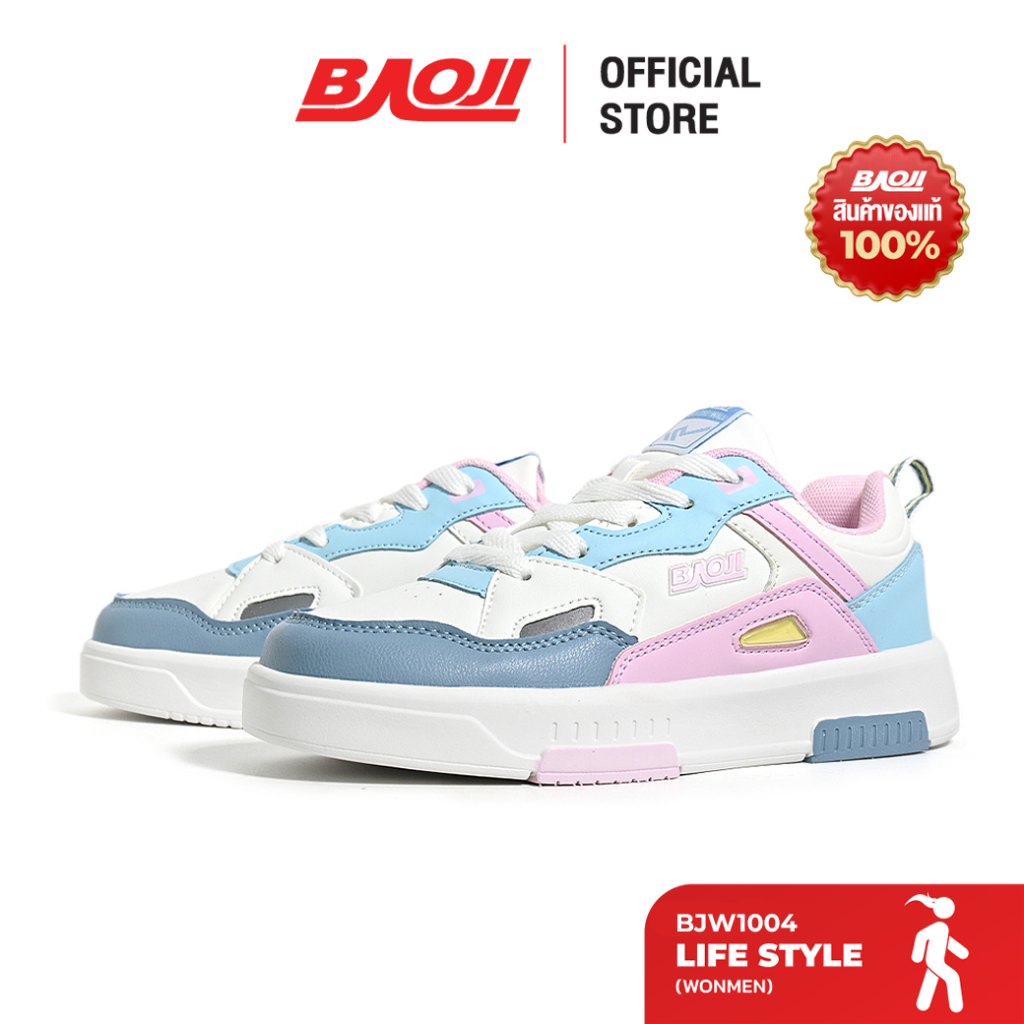 BAOJI บาโอจิ รองเท้าผ้าใบ รองเท้าไลฟ์สไตล์ผู้หญิง รุ่น BJW1004