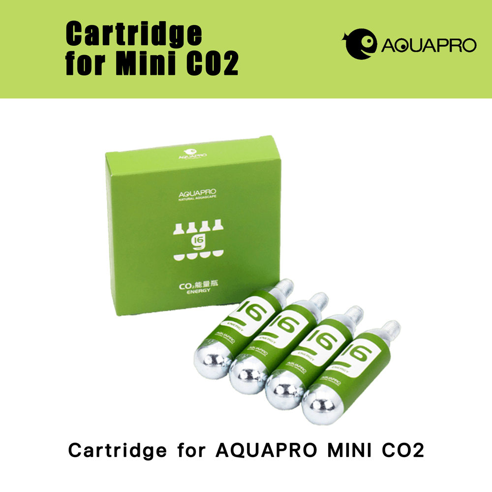 AquaPro CO2 Cartridge หลอด CO2 ขนาด 16g 4 หลอด สำหรับ AquaPro Mini CO2