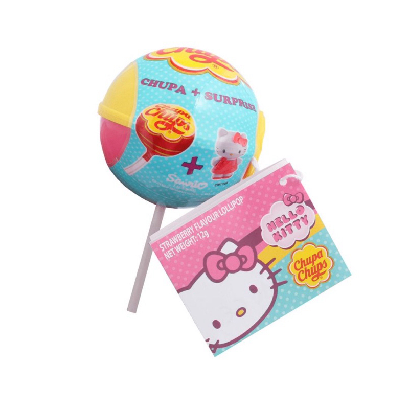 chupa chups เซอไพร้อมยิ้มกลิ่นสตอเบอรรี่คิตตี้ / ลูนี่ตูนส์ Kitty & Looney Tunes