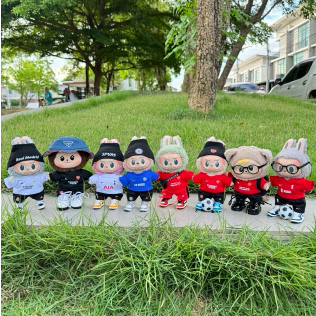 ชุดบอลลาบูบู้☑️พร้อมส่งในไทย ชุดบอลรวมทีม Labubu ใส่ได้ทั้งV.1-V.2
