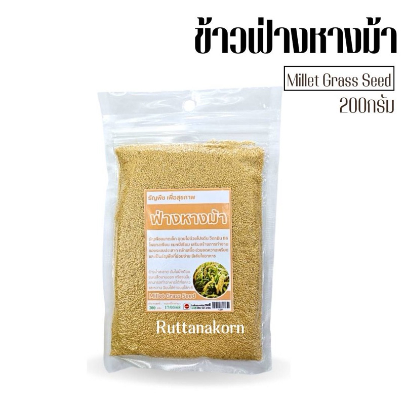 ฟ่างหางม้า 200g (Millet Grass Seed)ทำอาหารได้ทั้งคาวหวาน