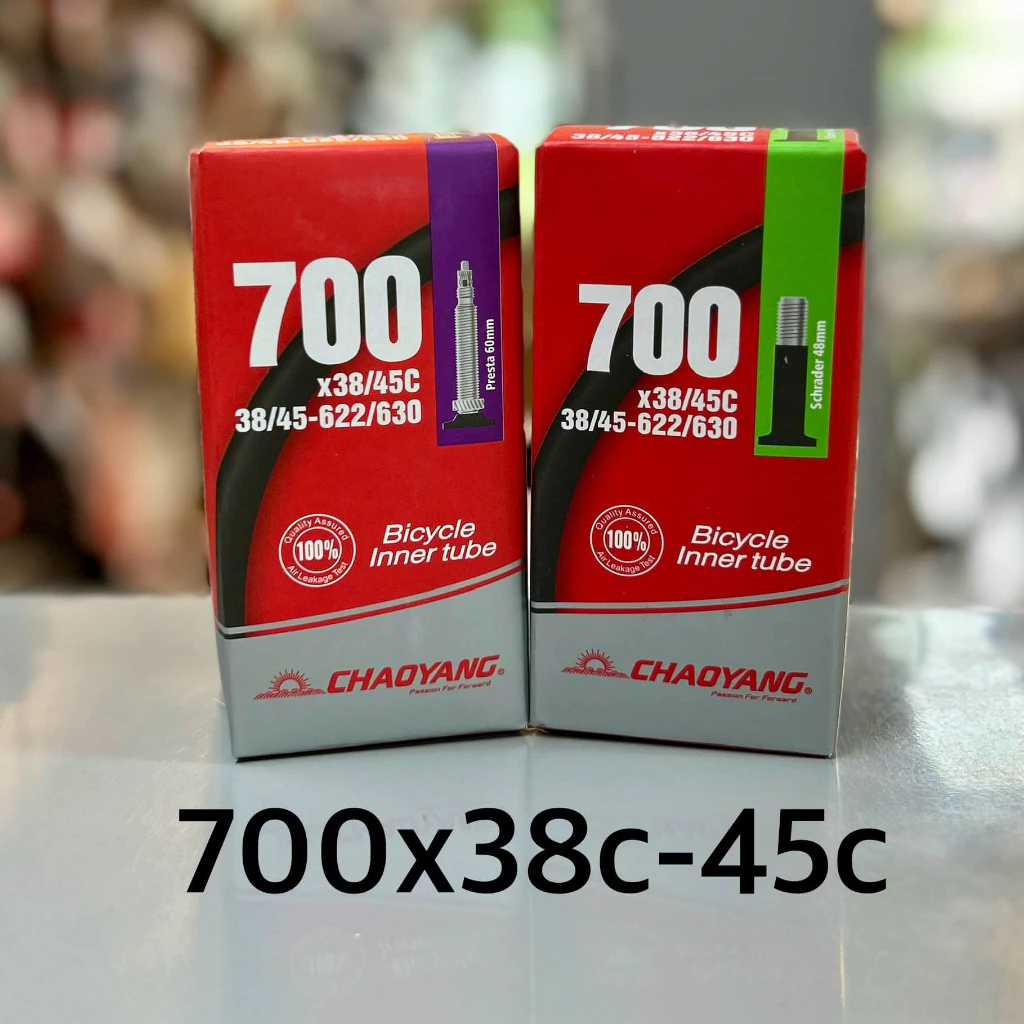 Chaoyang ยางใน 700x38/45 สำหรับจักรยาน Gravel Bike, ทัวร์ริ่ง และซิตี้ไบค์