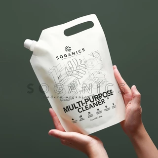 [แพคคู่] SOGANICS Multi-Purpose Cleaner น้ำยาทำความสะอาดอเนกประสงค์ (500ml + Refill 1.5ml)
