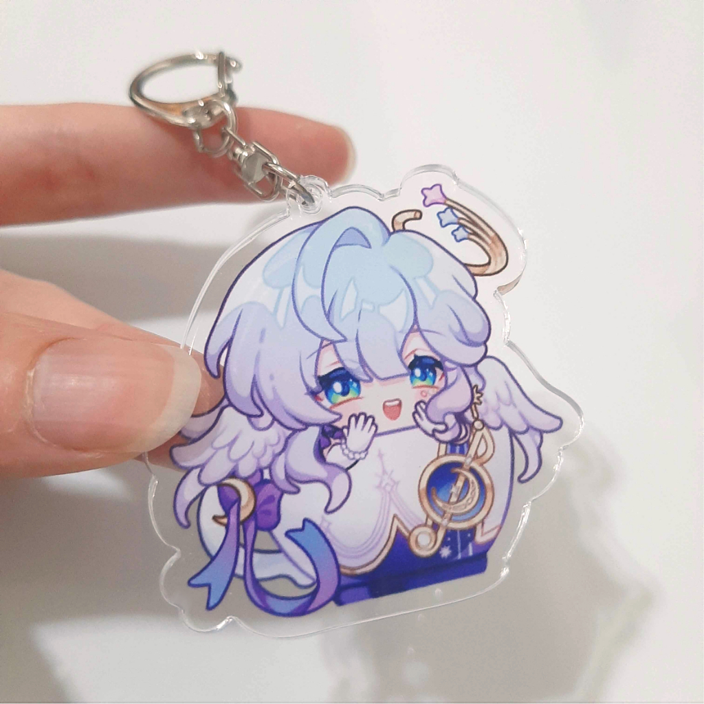 พวงกุญแจอะคริลิก5cm แฟนอาร์ต รางดาว (Honkai Star Rail) | set แก้ว Robin Firefly Jiaoqiu Kafka Boothill Argenti Sparkle
