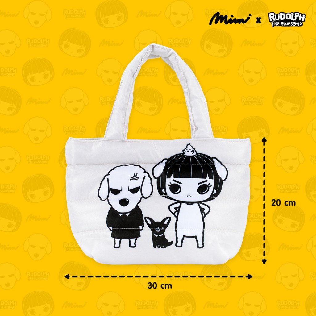 Mimi กระเป๋านุ่ม Swap In Offwhite ทรงสี่เหลี่ยม 30×20 เซนติเมตร ออฟไวท์ A9XRCR