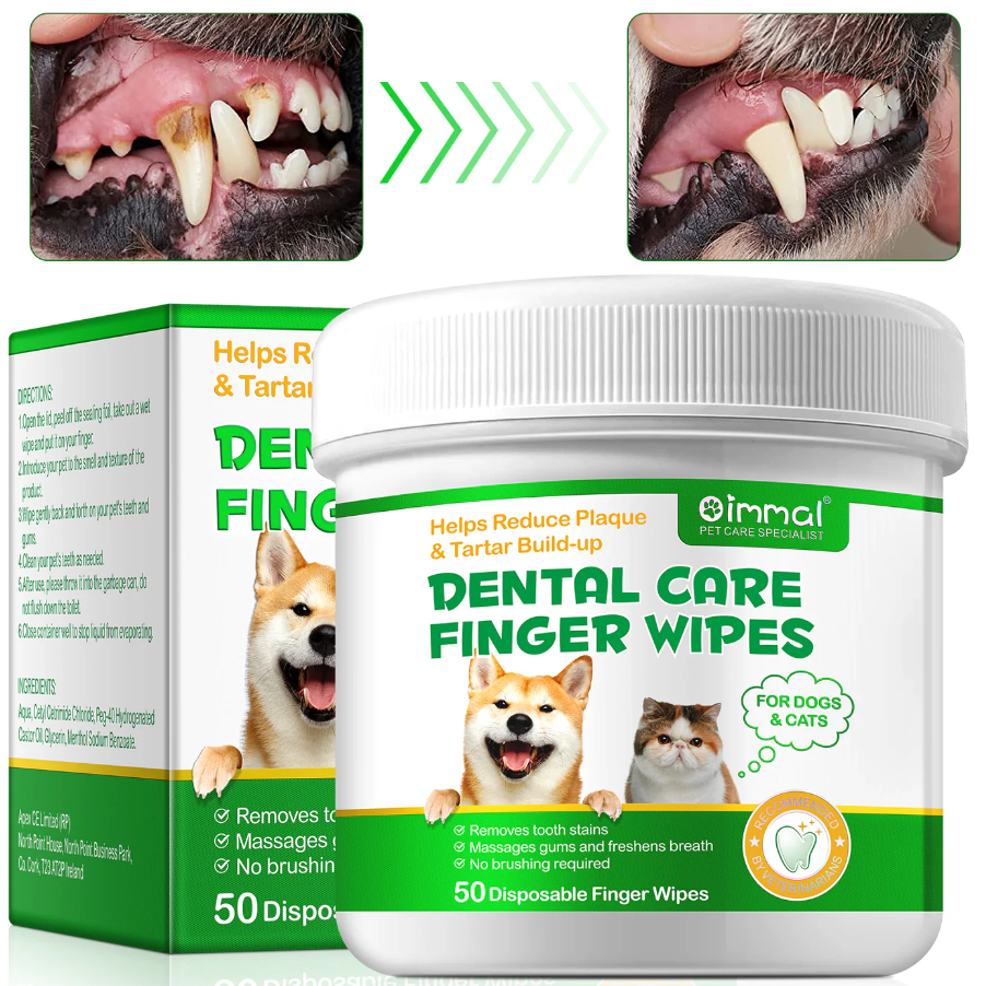 ถุงนิ้วทำความสะอาดฟันและเหงือก Oimmal Teeth Cleaning Wipes