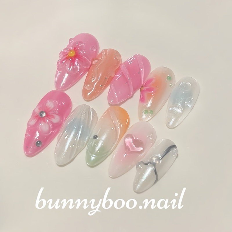 เล็บปลอมเจล Shoe Flower