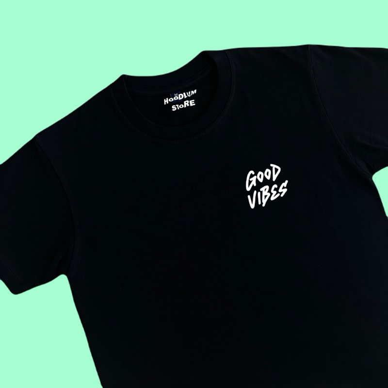 เสื้อยืดผ้าคอตตอน “GOOD VIBES" เลือกสีรูปถัดไป🐻