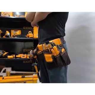 INGCO กระเป๋าเครื่่องมือ แบบคาดเอว รุ่น HTBP020328 ( Tools Pouch with Belt )