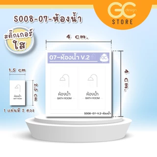 สติ๊กเกอร์สวิตซ์ไฟ "ขายแยกชิ้น" แบบใส ติดแน่น ไม่เหนียว สติ๊กเกอร์ติดสวิตซ์ไฟ หมึกติดทน S008