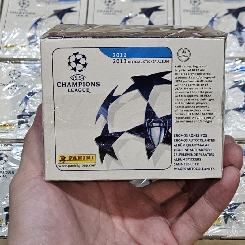 กล่องสติ้ก​เกอร์​ Panini​ UCL 2012-13 (1Box = 50pack​)