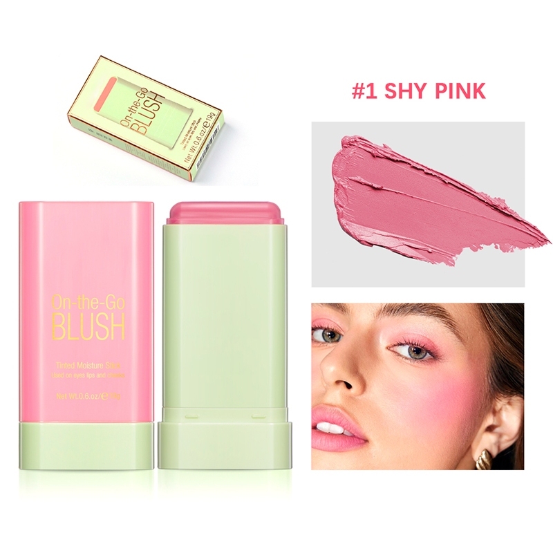 【BK】MEIDIAN บลัชออน เนื้อครีม ให้ความชุ่มชื้น กันน้ํา สีชมพู สีแดง สีส้ม-by