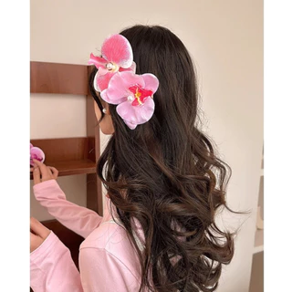 ในไทย-พร้อมส่ง✨กิ๊บหนีบผม รูปผีเสื้อดอกไม้ ประดับไข่มุก คลิปด้านข้าง หวาน สไตล์เกาหลีสําหรับผู้หญิงริมทะเล/วันหยุดพักผ่อ