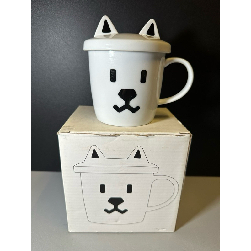 แก้ว SoftBank's Famous Dog Mug Coffee Tea Cup Shiba INU Japan