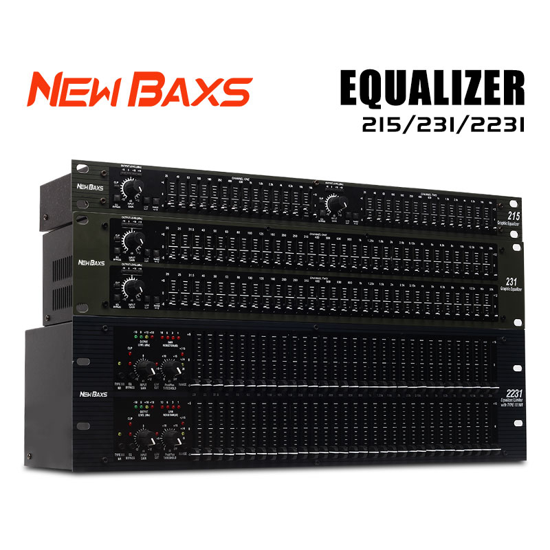 Newbaxs 215/231/2231อีควอไลเซอร์EQ ปรับ31แบนด์ ปรับเอฟเฟกต์เสียงกลาง-สูงและต่ำ เครื่องเสียงมืออาชีพ อุปกรณ์การแสดงบนเวที