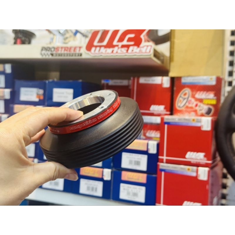 คอพวงมาลัย คอบาง worksbell wb atc racing ญี่ปุ่น แท้มือสอง เวิร์คเบล nissan 350z silvia skyline marc