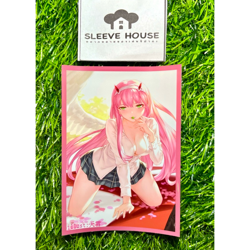 [เศษสลีฟ แยกซอง 1 ใบ สายสะสมลายหายาก 0074] Sleeve Collection Darling in the FRANXX Zero Two (JP)