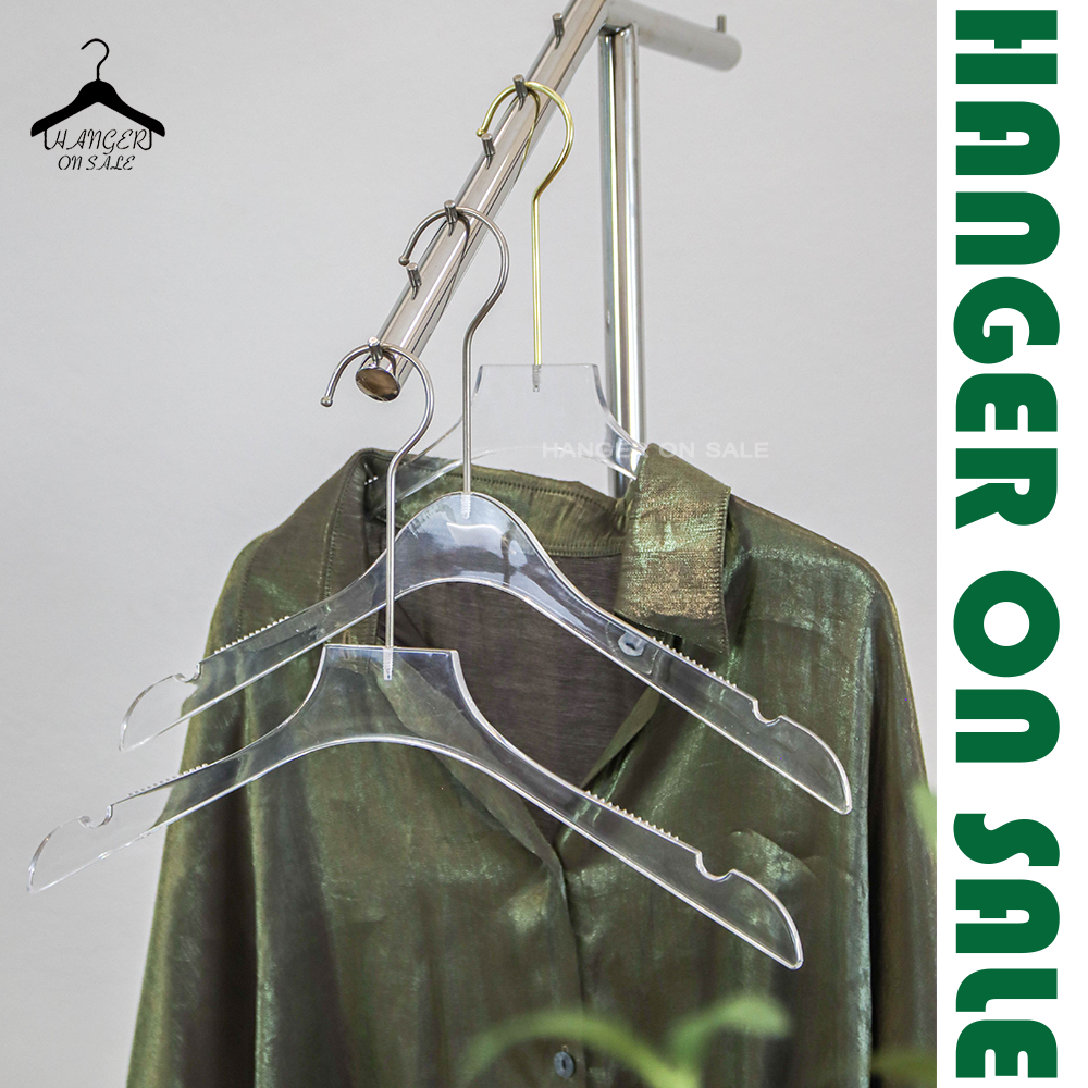 ไม้แขวนเสื้อ ไม้แขวนพลาสติกใส รุ่น PP04 / รุ่น 339 ไม้แขวนเสื้อใส 12 ไม้