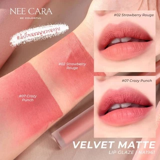 Nee Cara Velvet Matte Lip Glaze (NA1961) นีคาร่า เวลเวท แมท ลิป เกรซ.
