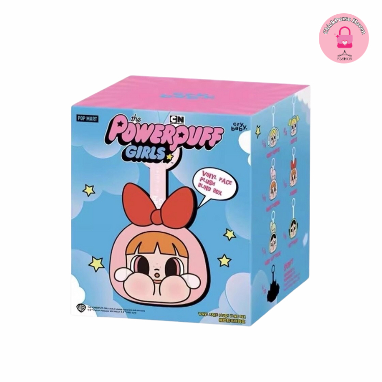 Crybaby x Powerpuff Girls Series กล่องสุ่มพวงกุญแจ ของเล่นตุ๊กตา ของแท้จาก Popmart