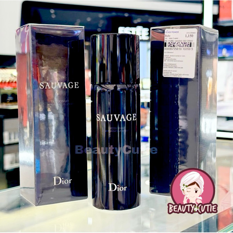 🌟Dior Sauvage Deodorant Vaporisateur Spray 150 ml. ผลิตปี 2025🌟ป้ายคิง/ ป้ายห้าง แท้💯 จากช็อป