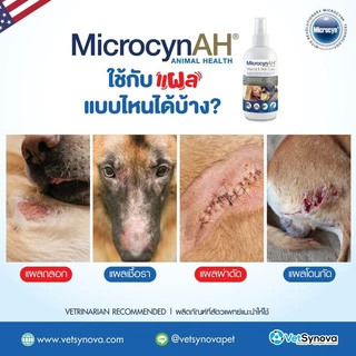 *20ml* สเปรย์พ่นแผล MicrocynAH Wound & Skin Care Spray สเปรย์ฆ่าเชื้อ รักษาแผล