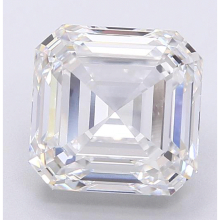 เพชร Asscher 5.02 ct F VVS2 Lab Grown Diamond พร้อมใบเซอ IGI