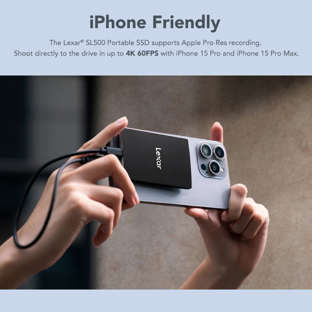 เอสเอสดีพกพา Lexar PortableSSD SL500 1TB [มี Magnetic set]_4
