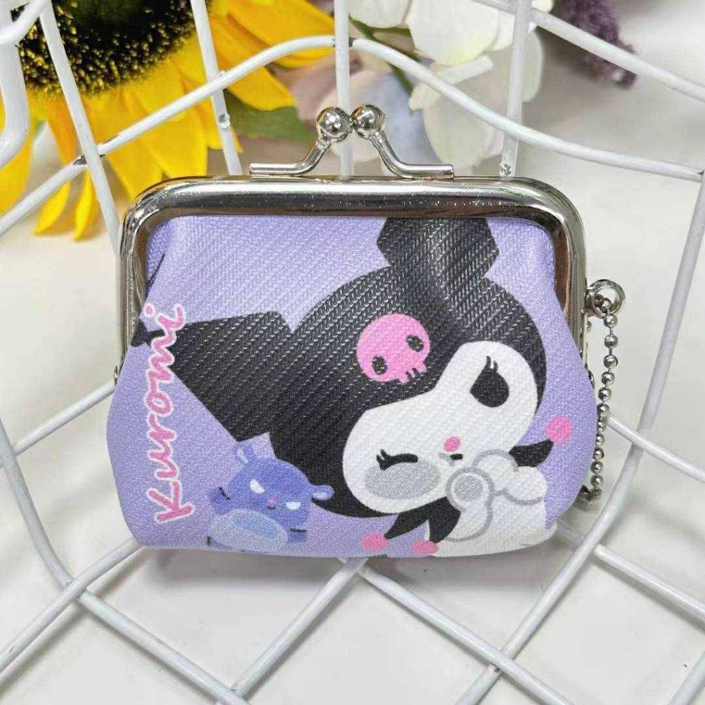 กระเป๋าใส่เหรียญ ใส่แบงค์ ป๊อกแป๊ก Sanrio Character มาใหม่ วัสดุเป็น PU ขนาด10.5×8 cm