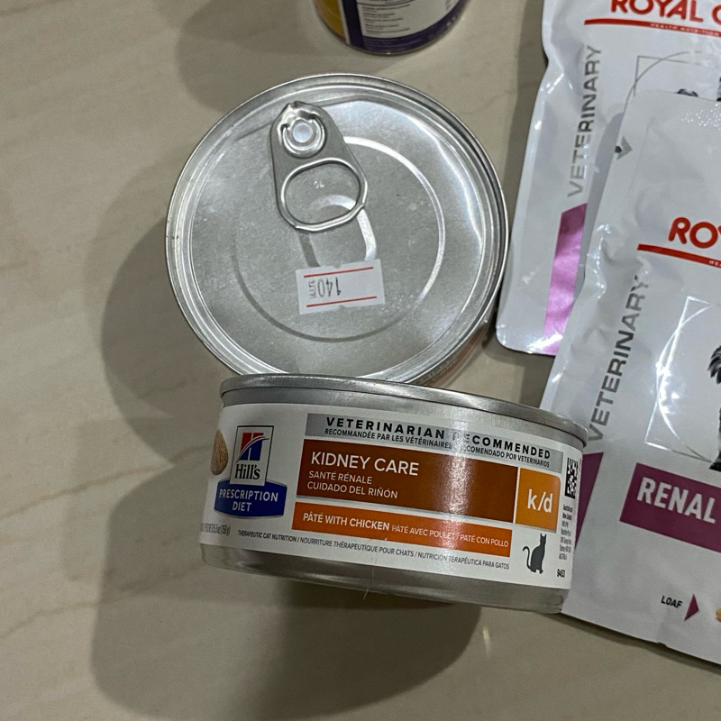 อาหารเปียกแมวโรคไต hill’s k/d