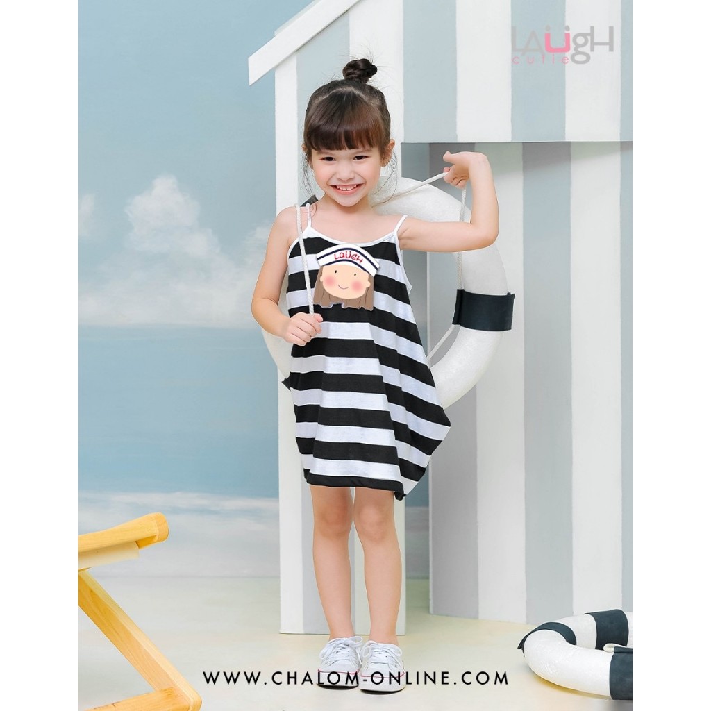 Laugh Cutie فستان بنات بوجهين CU29 — صورة 2