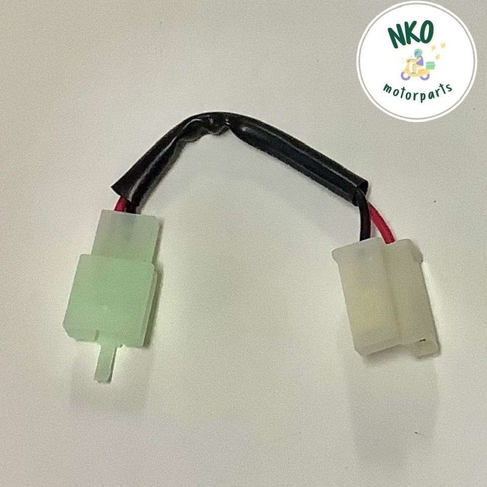 สายแปลงรีเลย์ ใส่ได้ทุกรุ่น (2 สาย) Relay รีเรย์ ยี่ห้อ BJN ปลั๊กแปรงใส่รีเลย์2ขา,ปลั๊คต่อลีเลไฟเลี้ยว #ราคาช่าง (1ชิ้น)