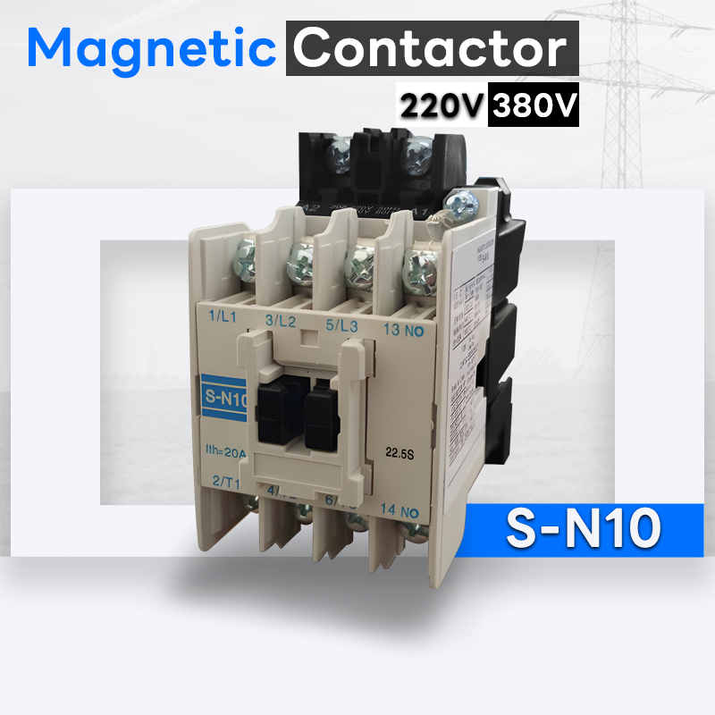 แมกเนติก  S-N10 Magnetic Contactor 220V 380V