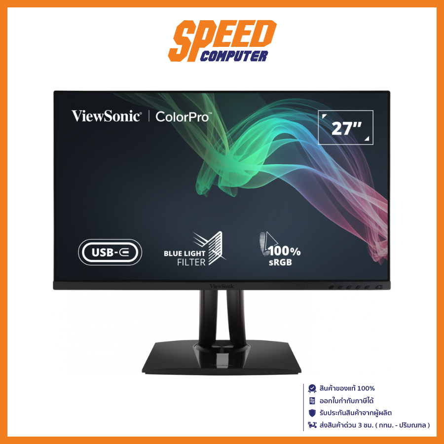 VIEWSONIC VP2756-4K 27" IPS UHD COLORPRO 60Hz MONITOR (จอคอมพิวเตอร์) : By Speed Computer
