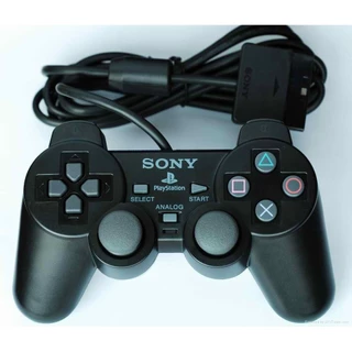 ps2 gamepad แบบมีสาย ตัวควบคุมเกมแบบสั่นสะเทือนเดียว