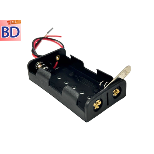 รางถ่าน พลาสติก AA แบบ 2 ก้อน แบบมีตัว เปิด/ปิด (โกดังในไทย)