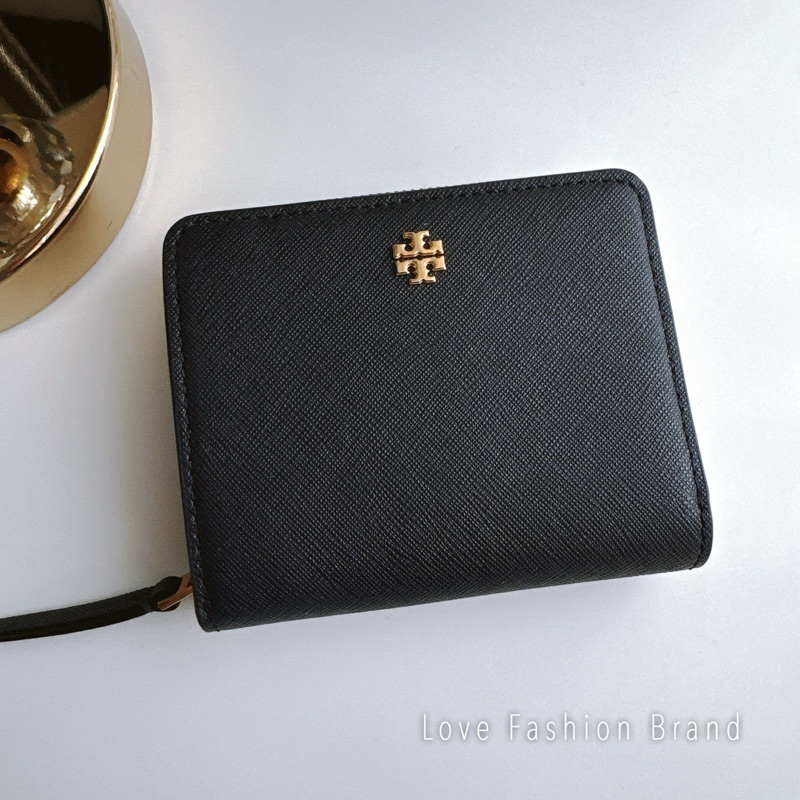 ผ่อน0%แท้100 กระเป๋าสตางค์ TORY Emerson Mini Wallet สีกรม (Navy) รุ่น 64283 147606