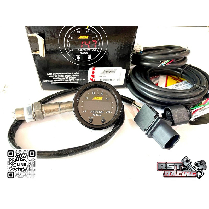 AF AEM X-Series Wideband UEGO AFR Gauge (30-0300) ชุดเกจ์วัดมาพร้อมเซนเซอร์รุ่นใหม่ FAE ให้ค่าที่ไวก