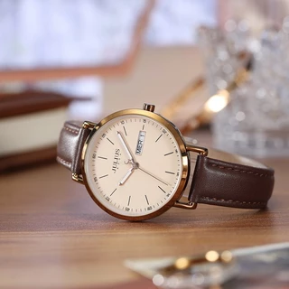 JULIUS นาฬิกาข้อมือผู้หญิง เรียบหรูคลาสสิก พร้อมช่องวัน-วันที่ Collection Classic Luxe รุ่น JA-1381