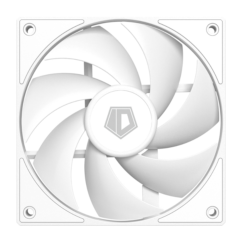 พัดลมเคส ID-Cooling AF-125 Black & White 120mm. 4pin PWM 2,000RPM