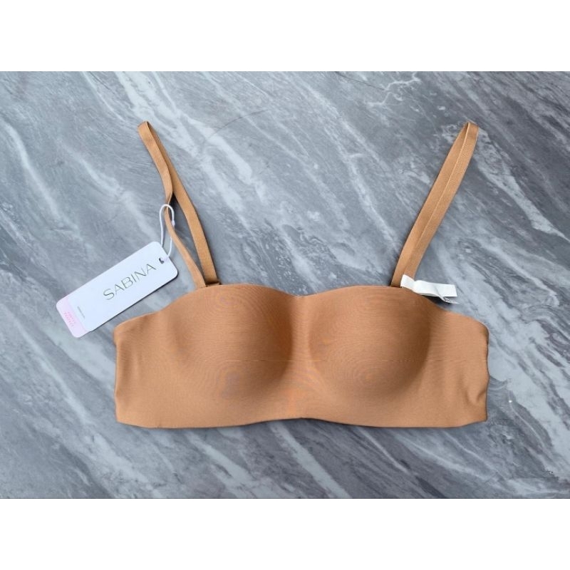 Sabina Pretty Perfect NBU23013  เสื้อชั้นในเกาะอก ไร้โครง - รูปที่ 7